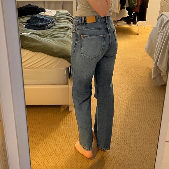 🟥SOLD🟥 Dark Wash Straight Leg Jeans - Picture 5 of 5